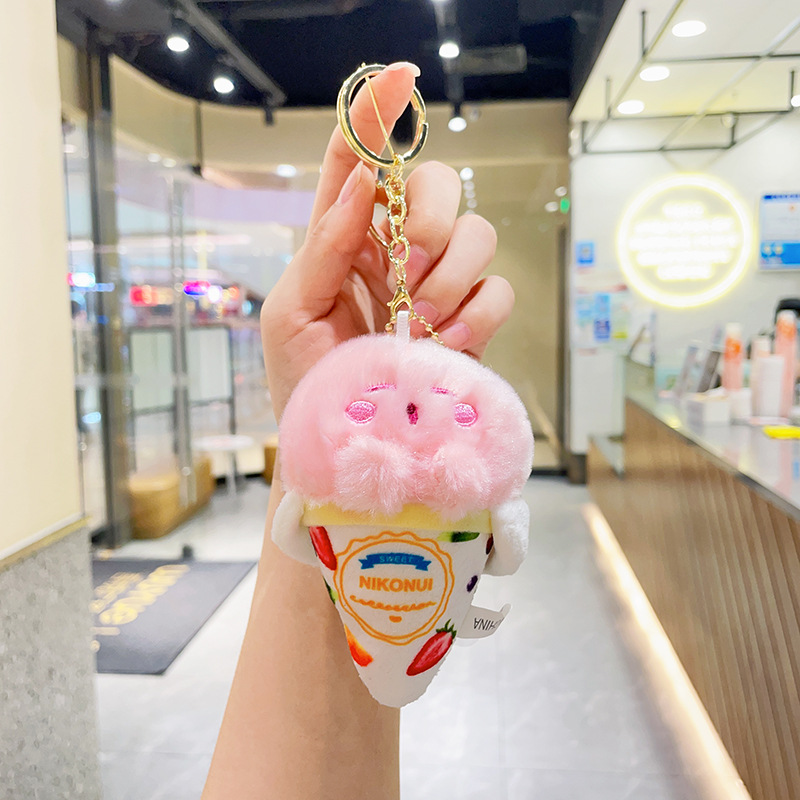 12CM Kirby Ice Cream Plush Cha - đánh giá và giá Phone Accessories Charms