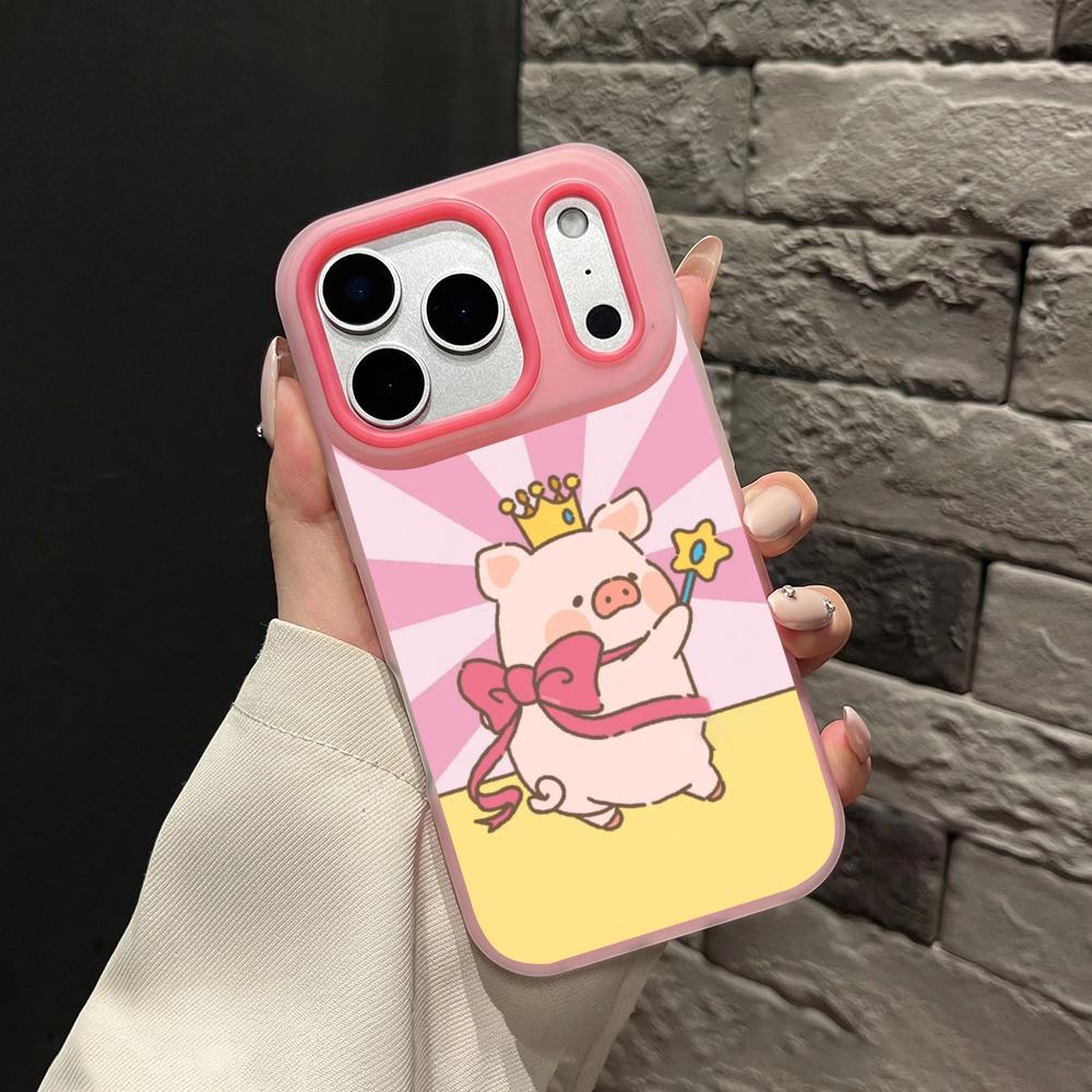 LuLu The Piggy Phone Case Clea - đánh giá và giá Apple Iphone 15