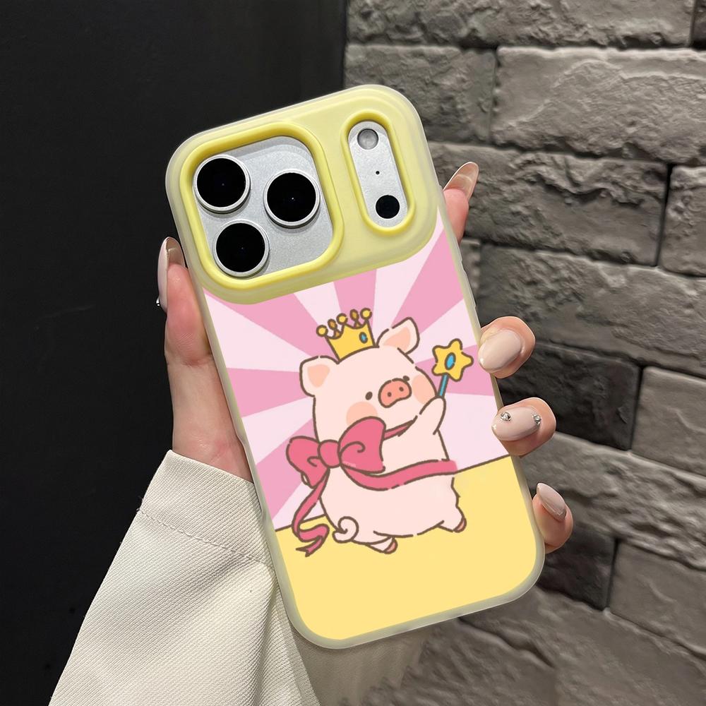 LuLu The Piggy Phone Case Clea - đánh giá và giá Apple Iphone 15